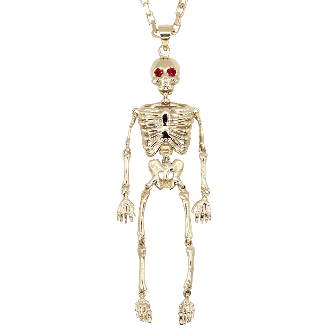 Memento Mori Gold Pendant