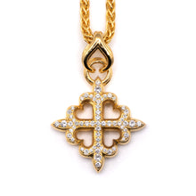 Load image into Gallery viewer, Hart's 18k Diamond Cross Pendant

