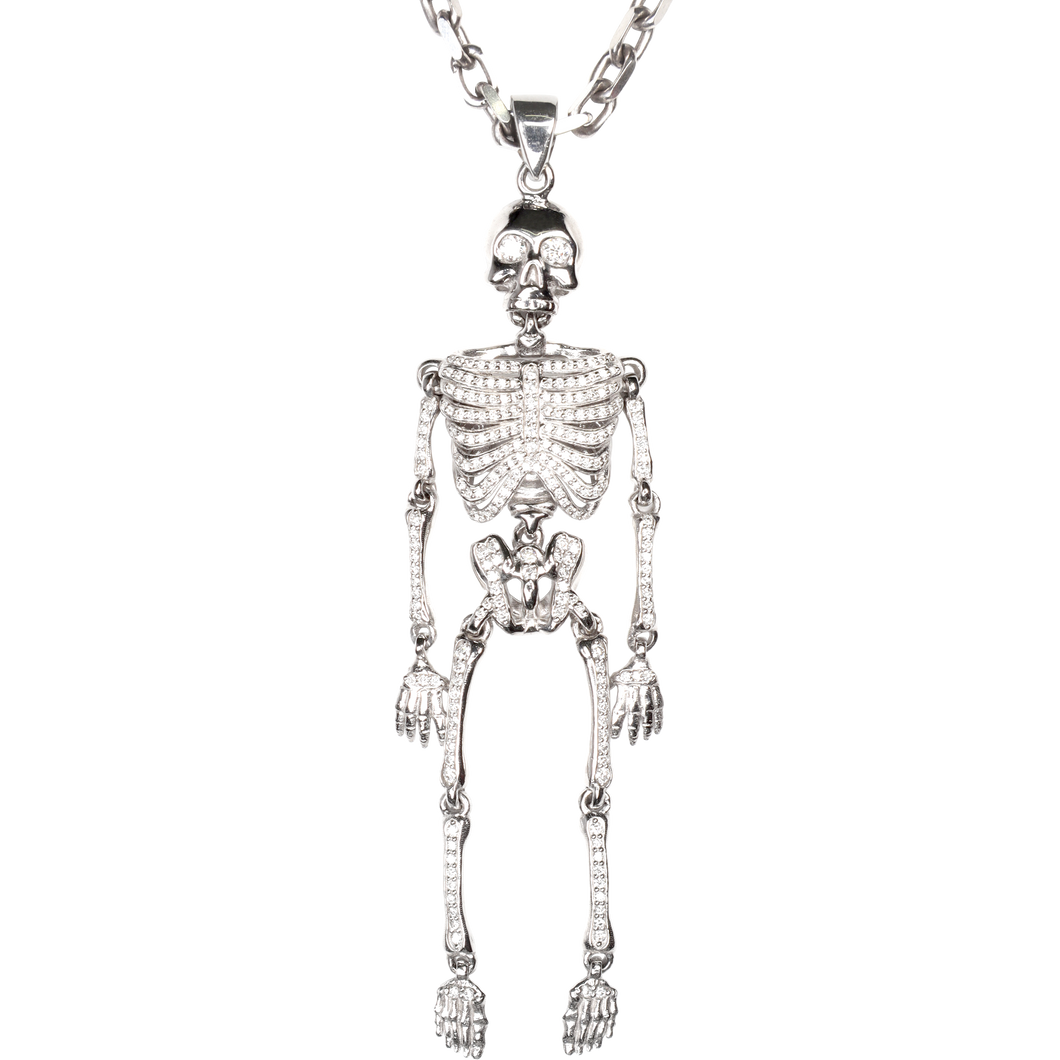Memento Mori Diamond Pendant