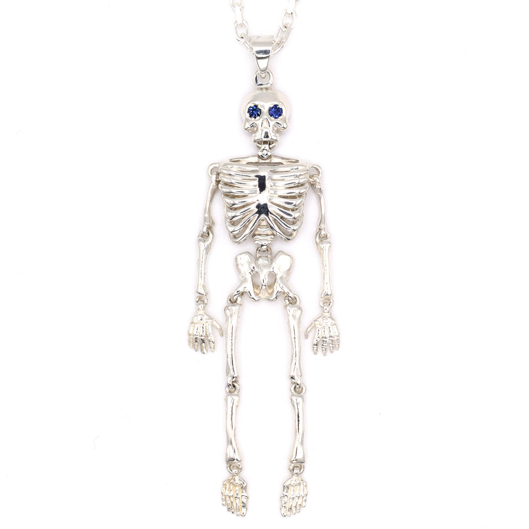 Memento Mori Silver Pendant